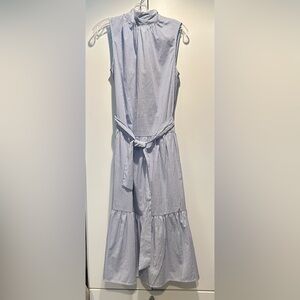 Like new blue and white pinstripe sundress. Size S